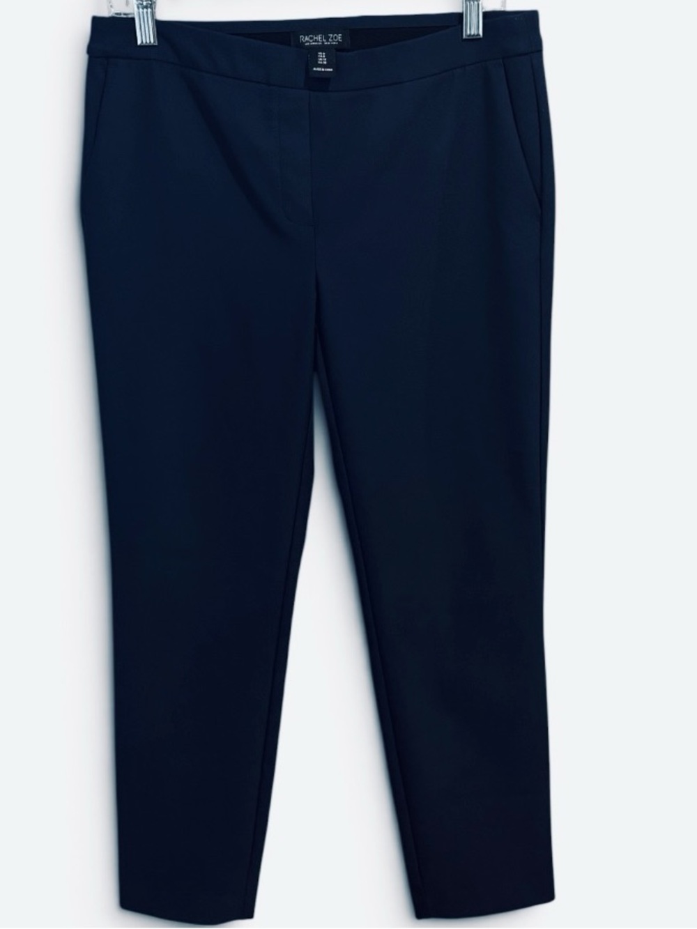 Rachel Zoe Navy Blue Slim Ankle Pants